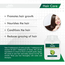 Load image into Gallery viewer, Jain Amla Powder 400g |100% Pure Phyllanthus Emblica Ayurvedic Herbal Supplement for Hair, Skin & Wellness| Rich in Natural Vitamin C | Vegan, Paraben-Free