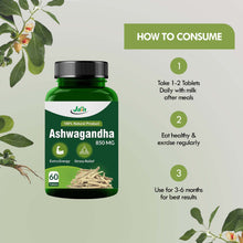 Load image into Gallery viewer, Ashwagandha 850mg Tablet 60's
