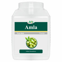 Load image into Gallery viewer, Jain Amla Powder 400g |100% Pure Phyllanthus Emblica  Ayurvedic Herbal Supplement for Hair, Skin & Wellness| Rich in Natural Vitamin C | Vegan, Paraben-Free