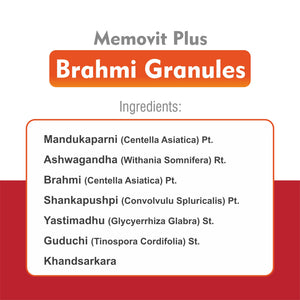 Memovit Plus Brahmi Granules 200G