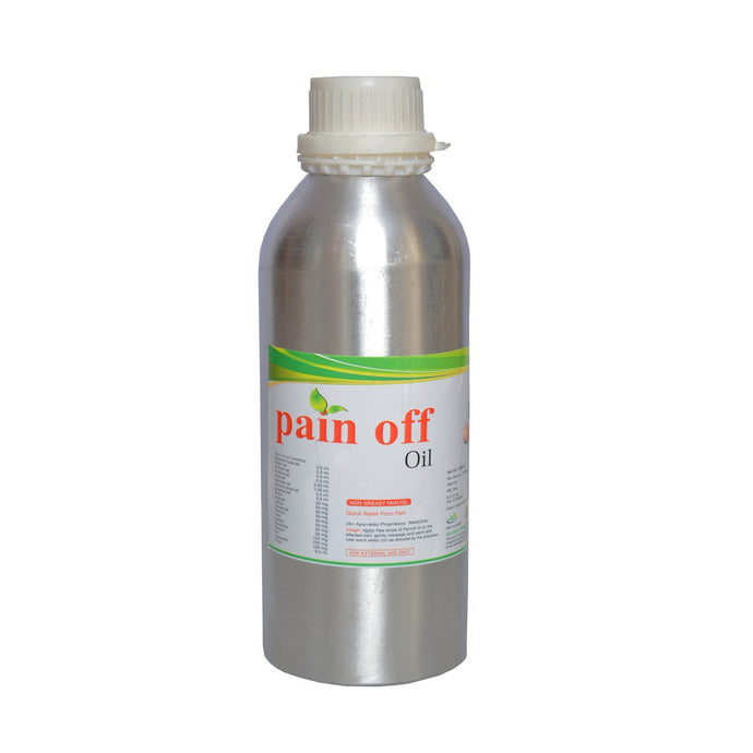Pain Off Oil 100% Pure & Natural Ayurvedic Formula - 500ml